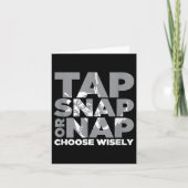 Tik op Magnetisch of Nap Brazillian Jiu Jitsu BJJ Kaart (Voorkant)