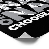 Tik op Magnetisch of Nap Brazillian Jiu Jitsu BJJ Poster (Hoek)