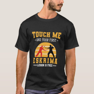 Tik op mij en je eerste Eskrima-les is gratis T-shirt