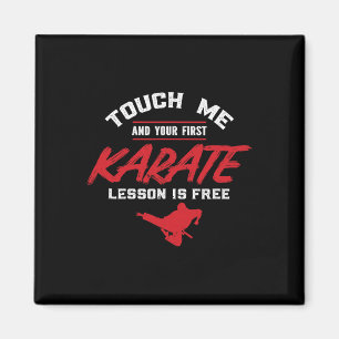 Tik op mij en je eerste les is gratis Karate Magneet