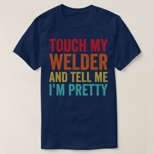 Tik op mijn lassen t-shirt (Design voorkant)