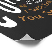 Tik op m'n koffie, ik zal je zo hard slaan. poster (Hoek)