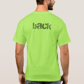 Tik op T's (teruggeven) T-shirt (Achterkant)