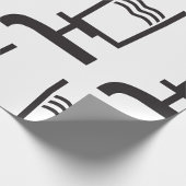 Tik op watersymbool cadeaupapier