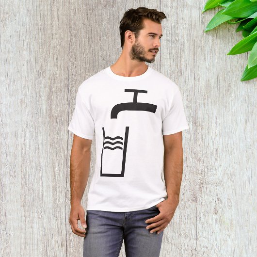 Tik op watersymbool t-shirt