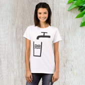 Tik op watersymbool t-shirt