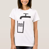 Tik op watersymbool t-shirt (Voorkant)