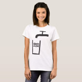 Tik op watersymbool t-shirt (Voorkant volledig)
