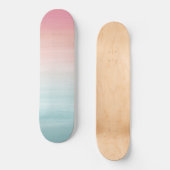 Tik op Waterverf Abstract Beach Dream #1 Persoonlijk Skateboard (Voorkant)