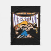 Tik op Wrestlers Fleece Deken (Voorkant)