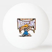 Tik op Wrestlers Pingpongbal (Achterkant)