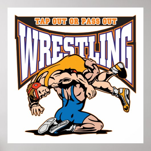 Tik op Wrestlers Poster (Voorkant)