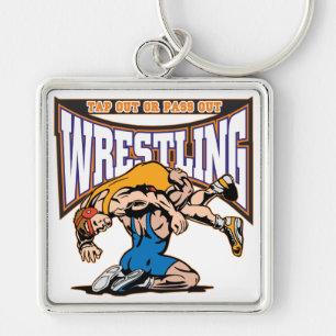 Tik op Wrestlers Sleutelhanger