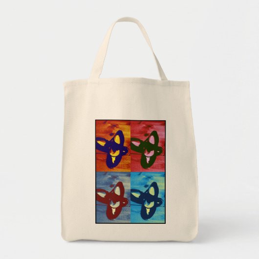 Tik — Pop kunst Tote Bag (Voorkant)