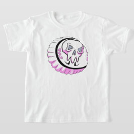 Tik Roze schedel Kappen ticker T-shirt