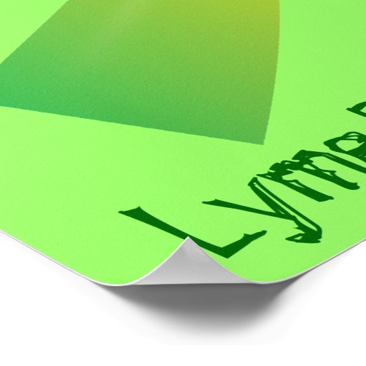 Tik spreidt Lyme rond het woord Poster (Hoek)