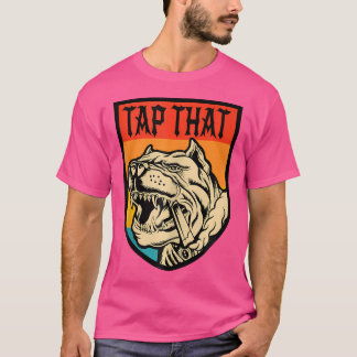 Tik Tap De Pitbull Die Sigaren Rookt T-shirt