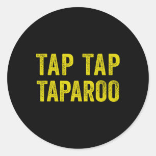 Tik Taparoo Motiverende Hockey Pret Mannen Vrouwen Ronde Sticker