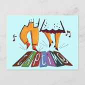 Tik tijd briefkaart (Voorkant)