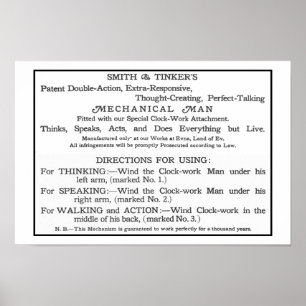 Tik-Tok Instruction Kaart Poster