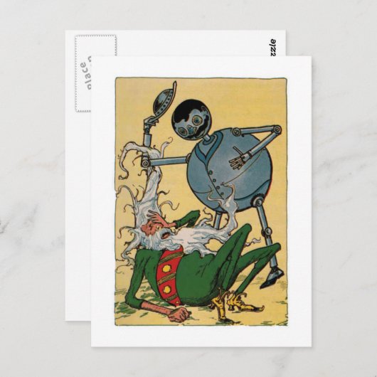 Tik-Tok  Little Wizard van Oz Briefkaart (Voorkant / Achterkant)