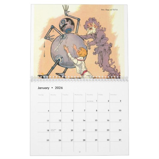 Tik-Tok van Oz Kalender (Jan 2026)