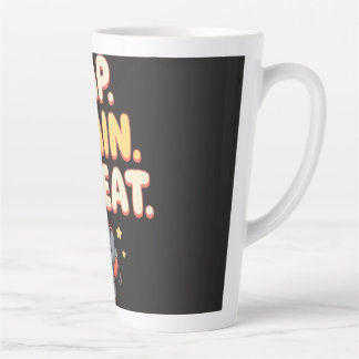 Tik Train Herhaal Grappige MMA Training Latte Mok