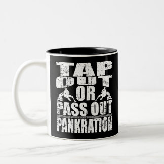 Tik uit of flap uit Pankration Tweekleurige Koffiemok