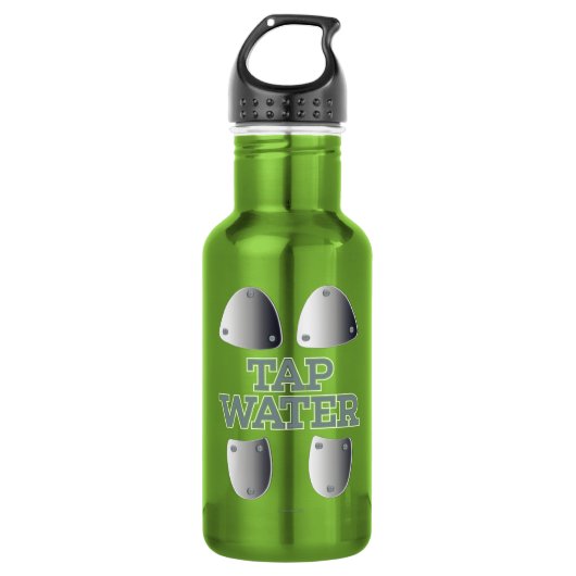 Tik water waterfles  (Voorkant)