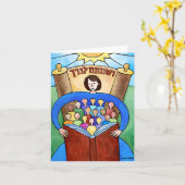 Tik ze zachtjes 4 x 5.6 NB Kaart (Gele Bloem)