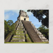 Tikal Guatemala Maya Temple Briefkaart (Voorkant)