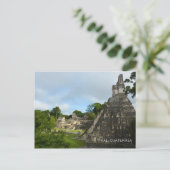 Tikal Guatemala Maya Temple Uitzicht Briefkaart (Staand voorkant)