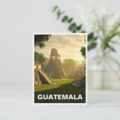 Tikal Guatemala Reizen Briefkaart (Staand voorkant)