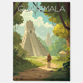  Tikal Guatemala Reizen Magneet