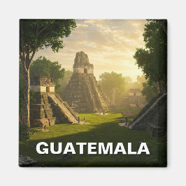 Tikal Guatemala Reizen Magneet