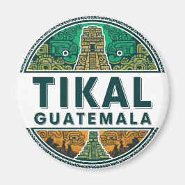 Tikal Guatemala Reizen Magneet