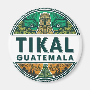 Tikal Guatemala Reizen Magneet