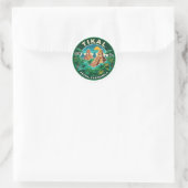 Tikal Guatemala Ronde Sticker (Tas)