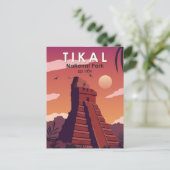 Tikal National Park Guatemala Briefkaart (Staand voorkant)