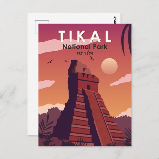 Tikal National Park Guatemala  Briefkaart (Voorkant / Achterkant)