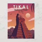 Tikal National Park Guatemala  Briefkaart (Voorkant)