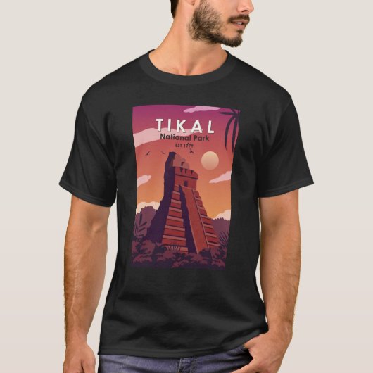 Tikal National Park Guatemala  T-shirt (Voorkant)
