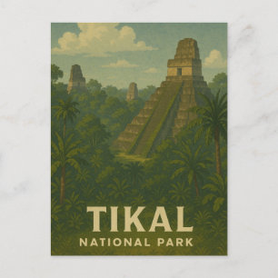Tikal National Park  reis Briefkaart