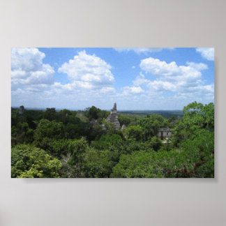 Tikal van Temple V Poster