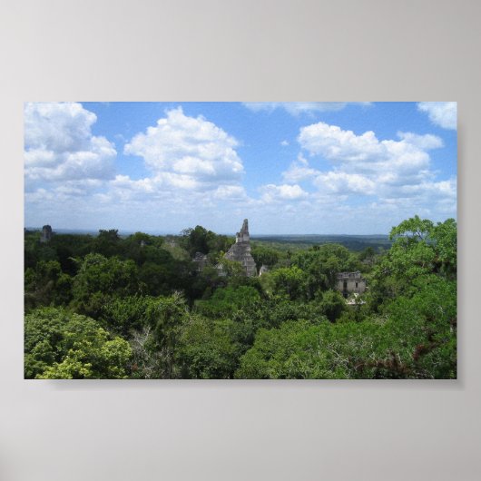 Tikal van Temple V Poster (Voorkant)
