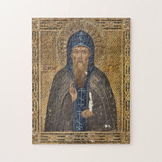 Tikhon van Zadonsk Orthodox Christelijk Icoon Legpuzzel (Verticaal)
