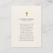 Tikhon van Zadonsk Orthodoxe Gebed Kaart Plaatskaartje (Achterkant)