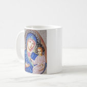 Tikhvin Wonder-working icon of Divine Koffiemok (Voorkant links)