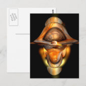 Tiki Abstract Postcard Briefkaart (Voorkant / Achterkant)