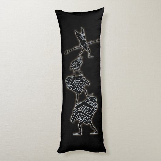 Tiki Adventure Lichaamskussen (Achterkant (Verticaal))